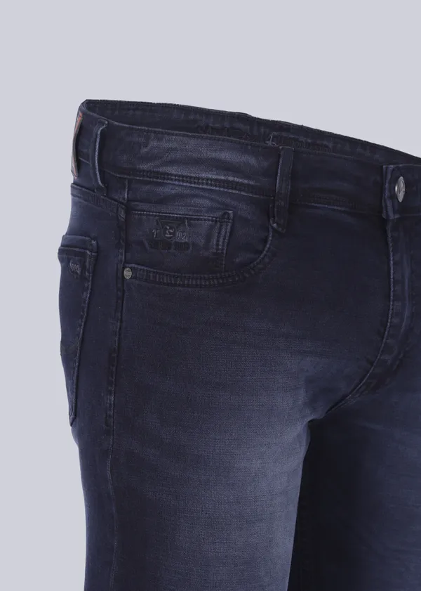NAVY_BLUE_Stretchable_RELEAX_NARROW_Fit_Knitted_Denim_Jeans,_Jeans_For_Men