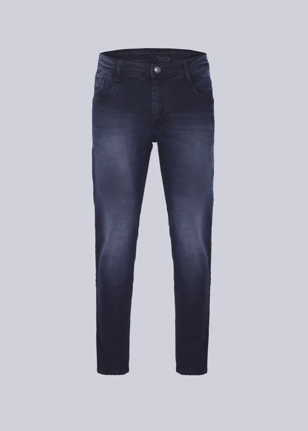 NAVY_BLUE_Stretchable_RELEAX_NARROW_Fit_Knitted_Denim_Jeans,_Jeans_For_Men