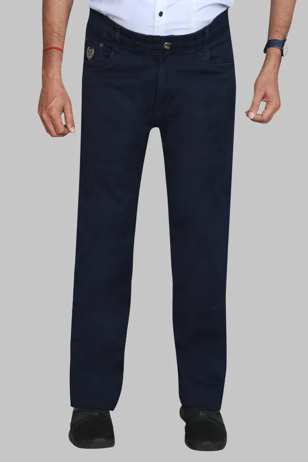 Plus_Size_Navy_Blue_Cotton_Denim_Fabricsilky_Straight_Regular_Fit,_Stylish,_Stretchable_Jeans_For_Men