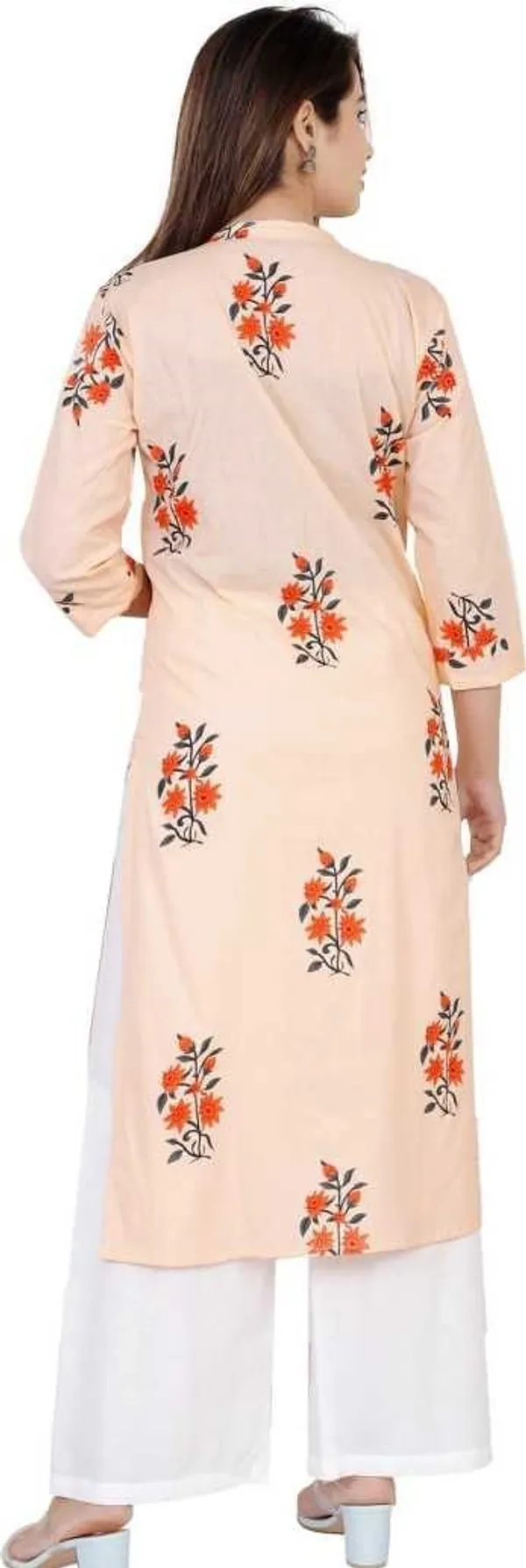 Pink_Pure_Cotton_Straight_Kurta_For_Women