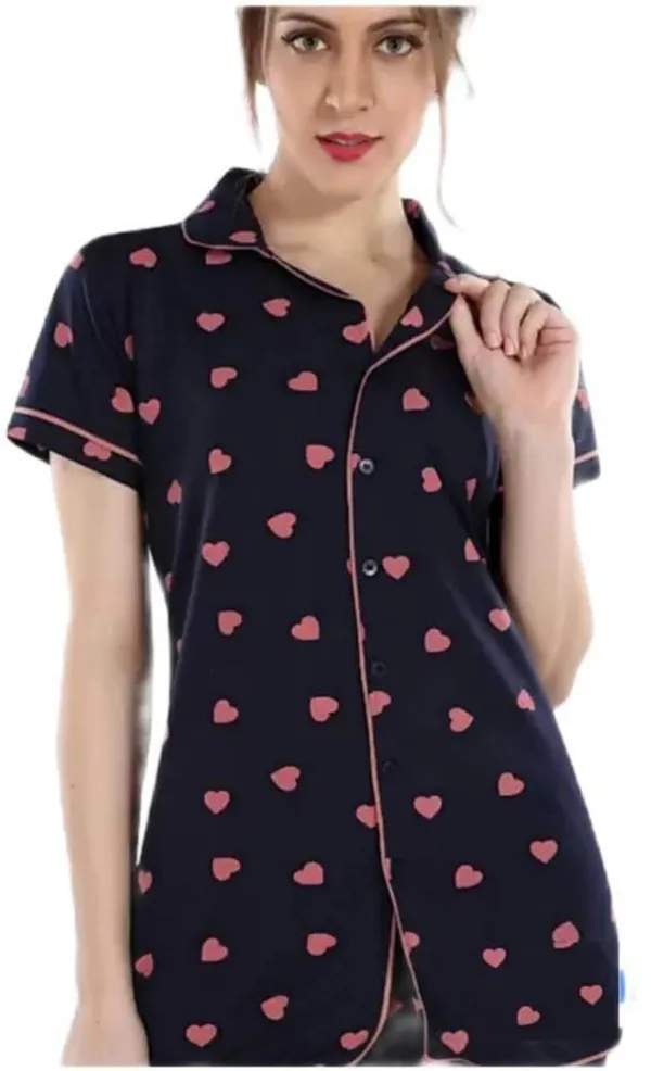 Black_&_Pink_Rayon_Printed_Shirt_&_Pyjama_Set_For_Women