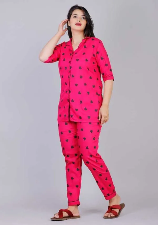 Pink_Rayon_Printed_Shirt_&_Pyjama_Set_For_Women