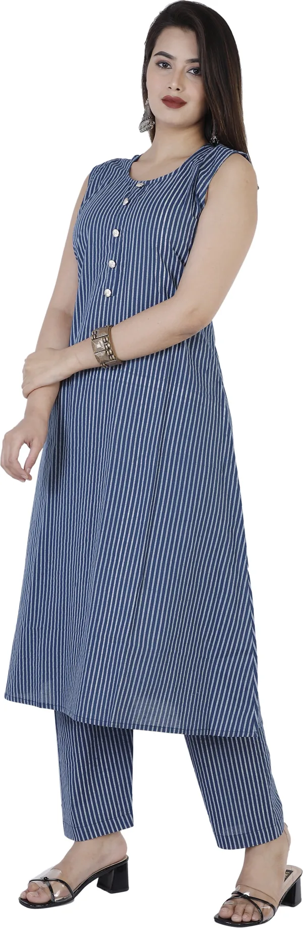 Blue_Viscose_Rayon_Striped_Kurta_&_Palazzo_For_Women