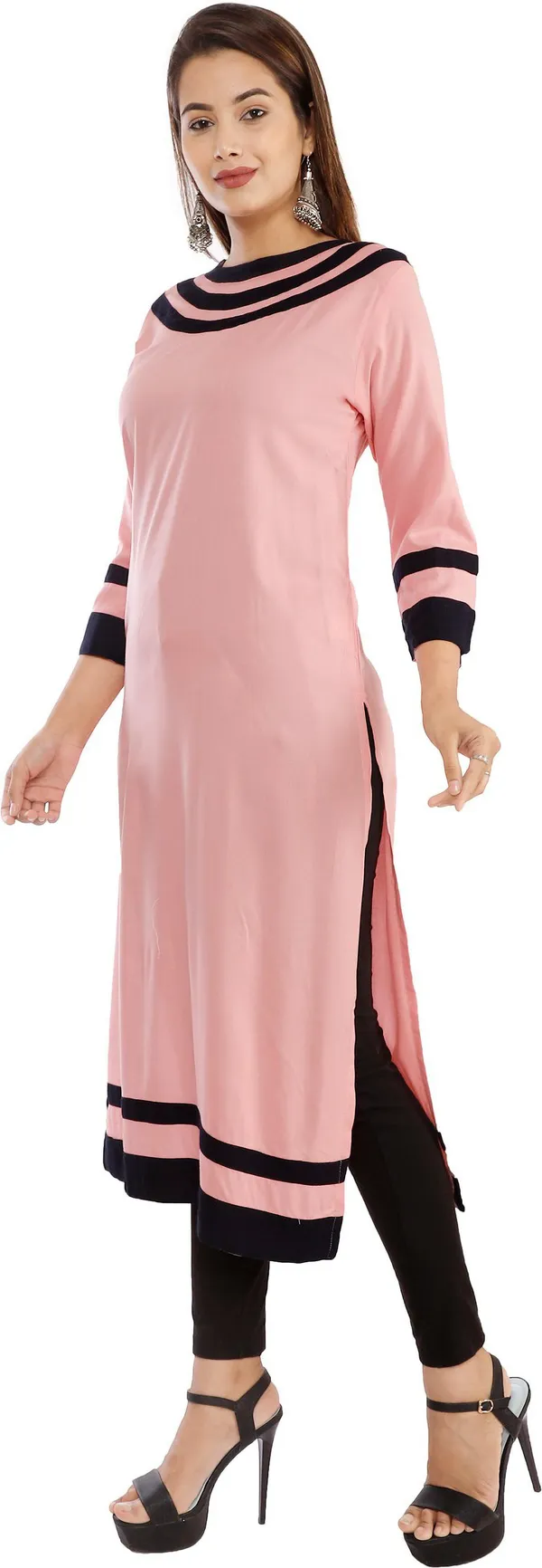 Pink_Viscose_Rayon_Straight_Kurta_For_Women