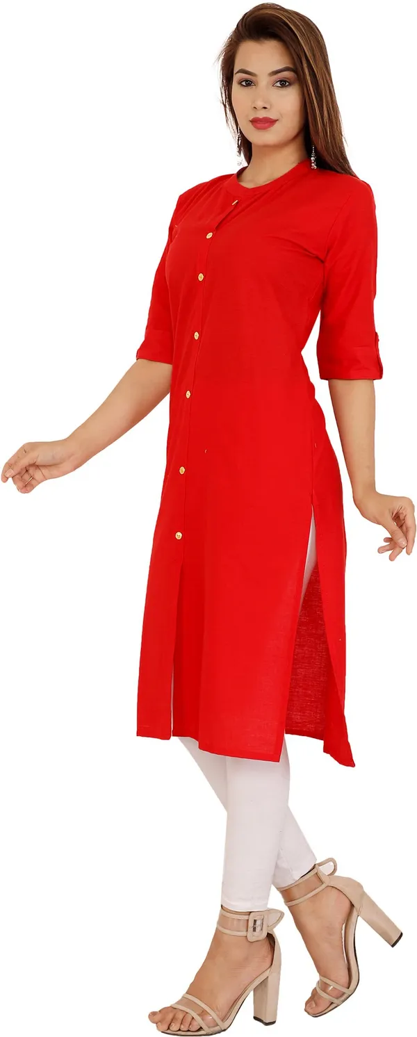 Red_Pure_Cotton_Straight_Kurta_For_Women