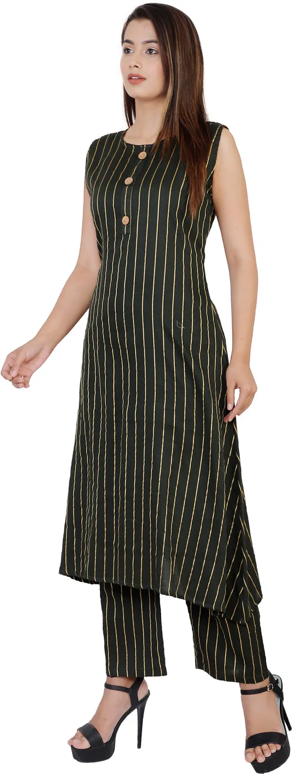 Black_Viscose_Rayon_Striped_Kurta_&_Palazzo_For_Women