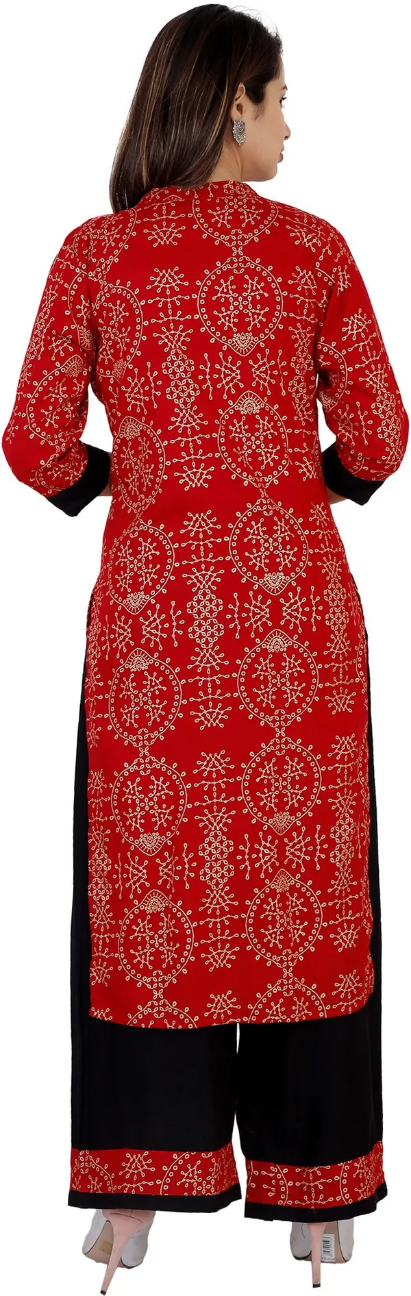 Maroon_Viscose_Rayon_Printed_Kurta_&_Palazzo_For_Women