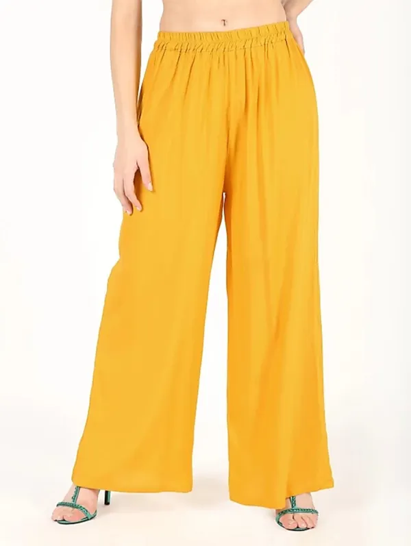 Yellow_Viscose_Rayon_Solid_Palazzos_For_Women