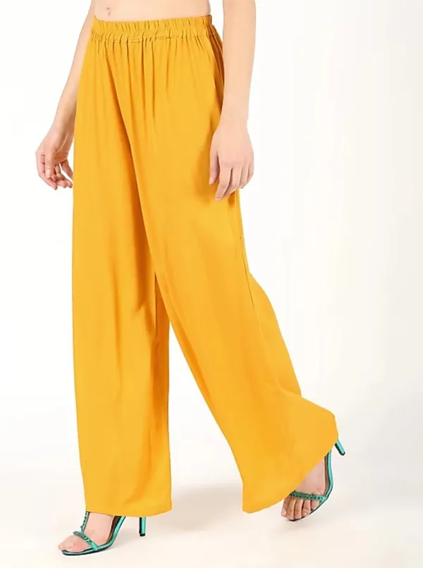 Yellow_Viscose_Rayon_Solid_Palazzos_For_Women