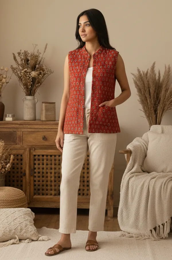 Women_Trendy_Flower_Printed_Cotton_Maroon_Jackets