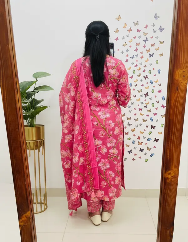 Women_Jaipuri_Straight_Embroidered_And_Floral_Printed_Worked_Cotton_Pink_Kurta_With_Pant_And_Dupatta