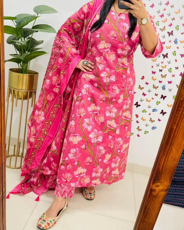 Women_Jaipuri_Straight_Embroidered_And_Floral_Printed_Worked_Cotton_Pink_Kurta_With_Pant_And_Dupatta