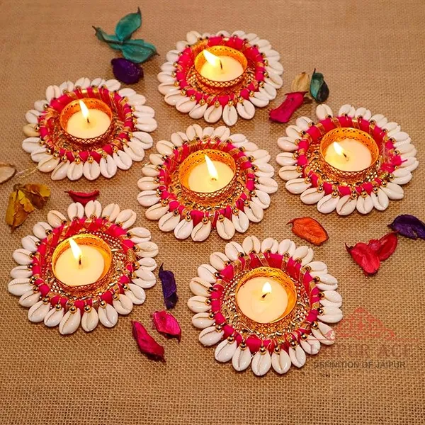 Pack_of_6_Handmade_Shell_Conch_Tealight_Set