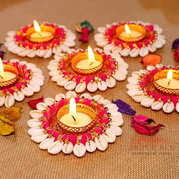 Pack_of_6_Handmade_Shell_Conch_Tealight_Set