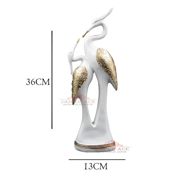 Resin_Paradise_Pair_of_Kissing_Swan_Couple_Statue