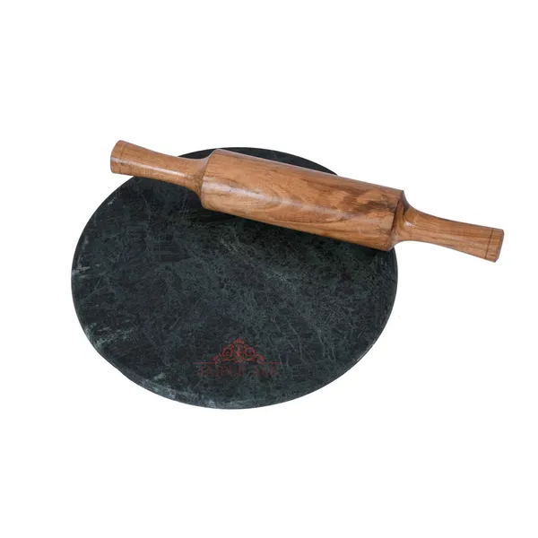 Green_Marble_Rolling_Pin_Board_Roti_Maker_Chakla_And_Belan_|_10_Inch
