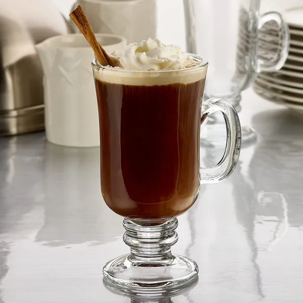 250ml_Glass_Coffee_Mugs_Clear_Coffee_Cups_with_Handles_Set_of_4_Perfect_for_Latte,_Cappuccino,_Espresso_Coffee,_Tea_and_Hot_Beverages