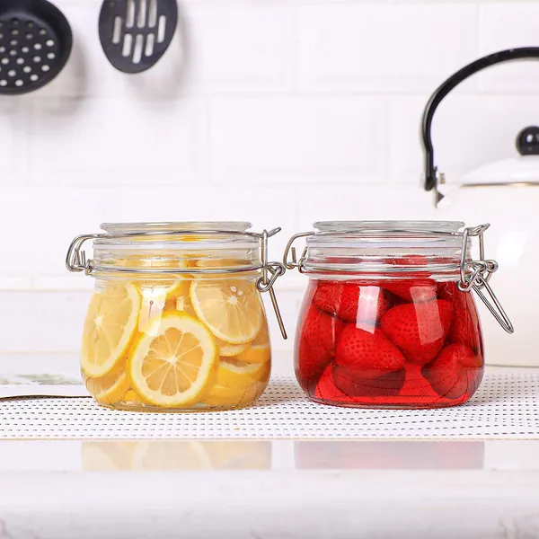 500_ml_Glass_Jars_with_Airtight_Lids_Wide_Mouth_Storage_Jars_With_Buckle_Lid_for_Preserving_Decorating_Canning_Jar_Dry_Food_Storage_Pasta_Spice_Beans_Flour_Pack_of_(2)