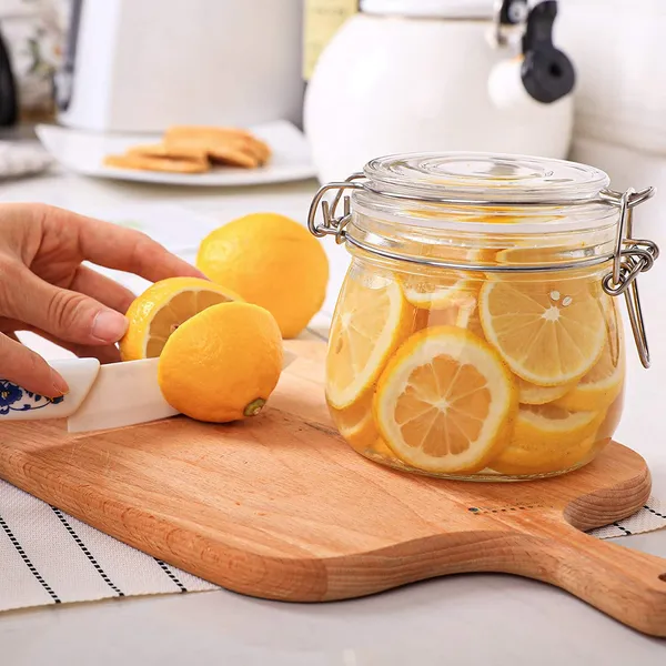 500_ml_Glass_Jars_with_Airtight_Lids_Wide_Mouth_Storage_Jars_With_Buckle_Lid_for_Preserving_Decorating_Canning_Jar_Dry_Food_Storage_Pasta_Spice_Beans_Flour_Pack_of_(2)