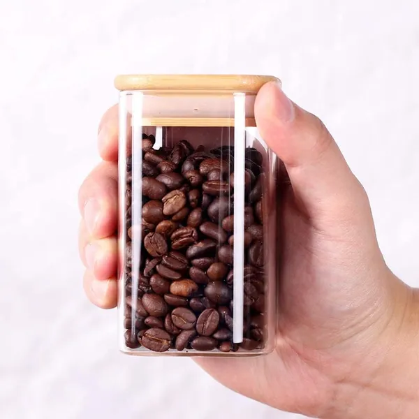 330ML_Glass_Storage_Canister_Holder_with_Airtight_Bamboo_Lid-_Pack_of_(4)