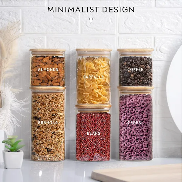 750ML_Glass_Storage_Canister_Holder_with_Airtight_Bamboo_Lid-_Pack_of_(4)