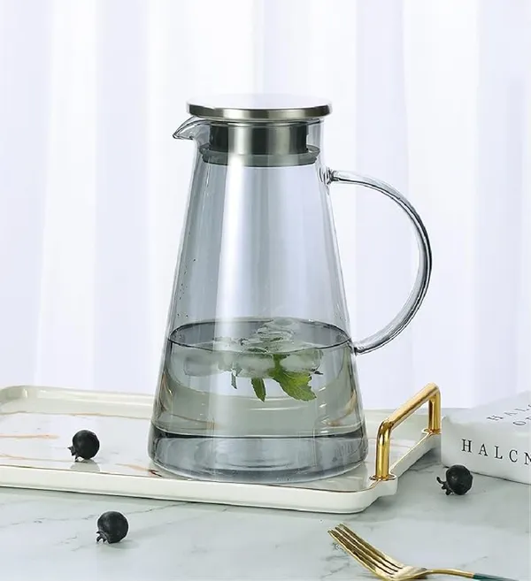 Borosilicate_Black_Glass_jug__2_Liter_Borosilicate_Glass_Juice_and_Water_Glass_Pitcher_jug_with_Stainless_Steel_Lid_Set_of_1