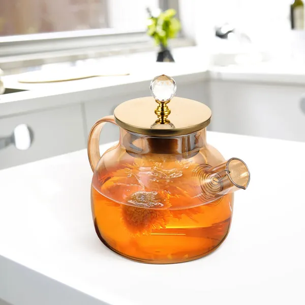 1000ML_Brown_Glass_Kettle_Teapot_with_Removable_Infuser_&_Lid_&_Handle,_Glass_Tea_Kettle_Stovetop_Safe_Pack_of_(1)