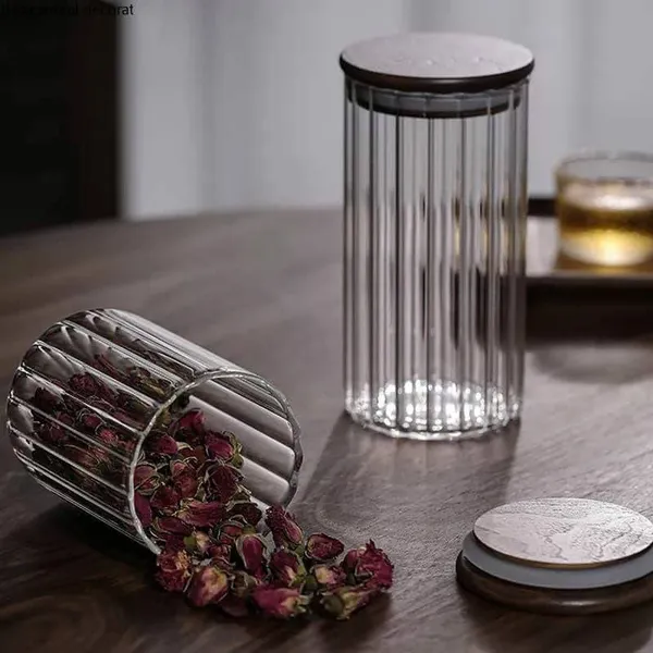650ML_Glass_Storage_Canister_Holder_with_Airtight_Bamboo_Lid-_Pack_of_(2)