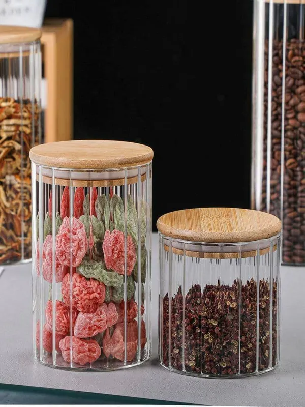 650ML_Glass_Storage_Canister_Holder_with_Airtight_Bamboo_Lid-__Pack_of_(6)