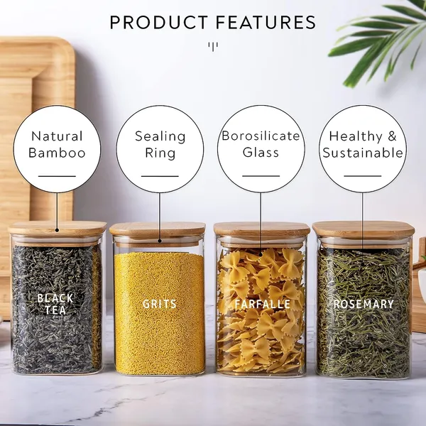 750ML_Glass_Storage_Canister_Holder_with_Airtight_Bamboo_Lid-__Pack_of_(6)