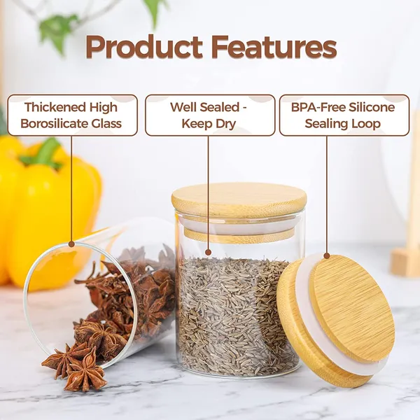 280ML_Glass_Storage_Canister_Holder_with_Airtight_Bamboo_Lid-__Pack_of_(6)