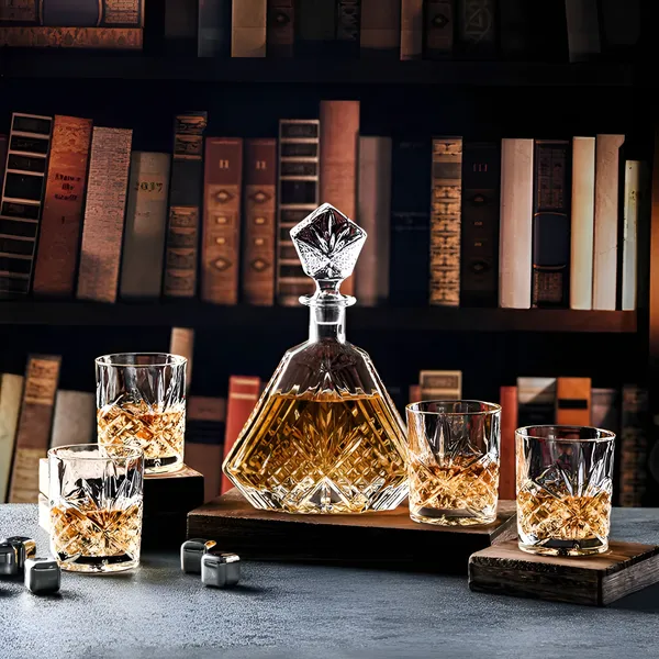 1_Decanter_With_6_Pcs_Glasses_Decanter_Bottle_Set_With_Glasses_Clear_(Set_of_7)