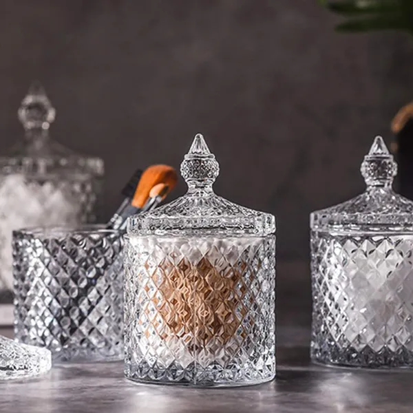 premium_Glass_Candy_Dish_with_Lid,_Crystal_Candy_Jar,_Cookie_Jar,_Flower_Decorative_Candy_Bowl