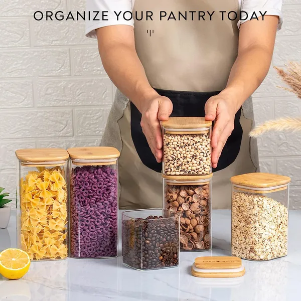 1200ML_Glass_Storage_Canister_Holder_with_Airtight_Bamboo_Lid-_Pack_of_(4)