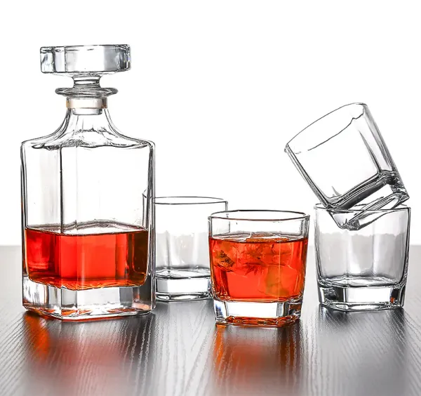 1_Decenter_with_6_Pcs_Glasses_Scotch_Decanter_Bottle_Set_with_Glasses__-__Pack_of_(7)