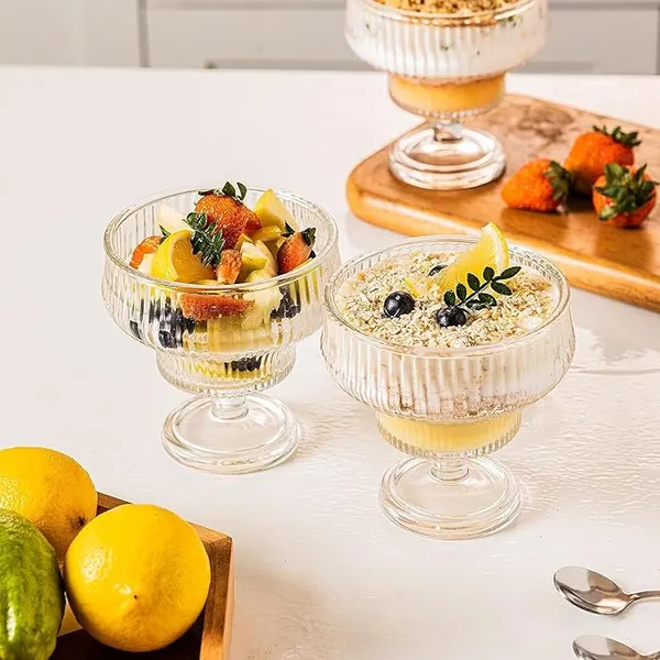 350ML_Ice_Cream_Glasses_Cups_Dishes_for_Desserts,_Milkshake,Fruit_and_Pudding_Glass_Serving_Bowls,Clear_Set_of_(6)