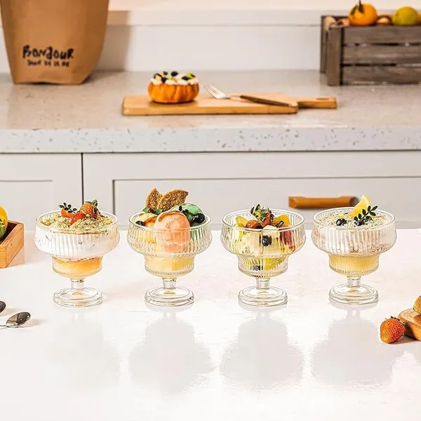 350ML_Ice_Cream_Glasses_Cups_Dishes_for_Desserts,_Milkshake,Fruit_and_Pudding_Glass_Serving_Bowls,Clear_Set_of_(6)