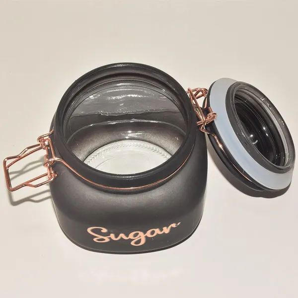 Black_Glass_Food_Storage_Airtight_tea_coffee_sugar_containers_for_Kitchen_Storage_Container_with_Lid_For_Tea_Coffee_&_Sugar,_Dry_Fruit_jars,_Storage_Box,_3_pc__(Set_of_1)