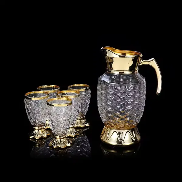 Italian_Premium_Golden_Water_and_Juice_Glasses_Set_of_6_and_Jug_Set_Combo,(6_Pieces_Glasses_300ML_and_1_Water_Juice_Jug_1_Liter),_Transparent,_Glass_and_Jug_Set