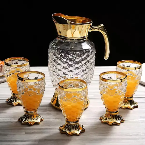 Italian_Premium_Golden_Water_and_Juice_Glasses_Set_of_6_and_Jug_Set_Combo,(6_Pieces_Glasses_300ML_and_1_Water_Juice_Jug_1_Liter),_Transparent,_Glass_and_Jug_Set