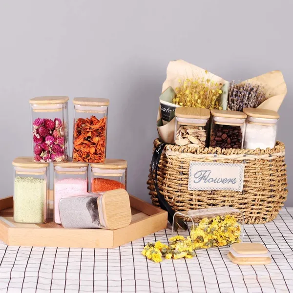 330ML_Glass_Storage_Canister_Holder_with_Airtight_Bamboo_Lid-_Pack_of_(2)