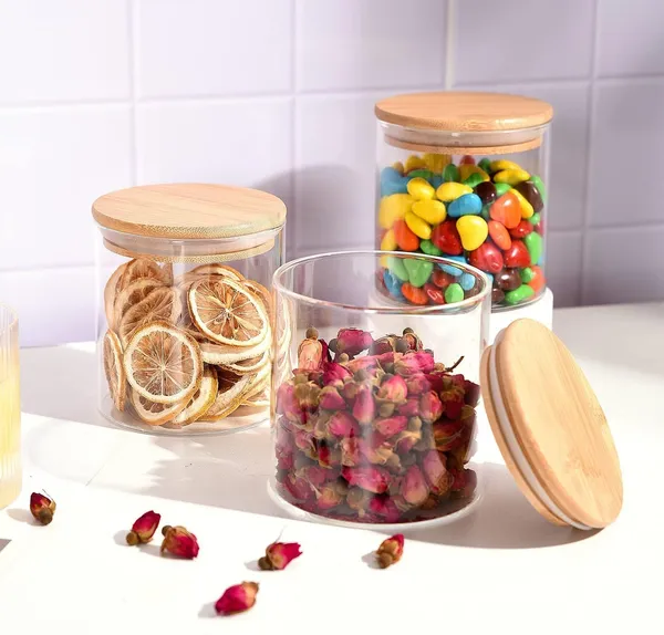 750ML_Glass_Storage_Canister_Holder_with_Airtight_Bamboo_Lid-__Pack_of_(6)