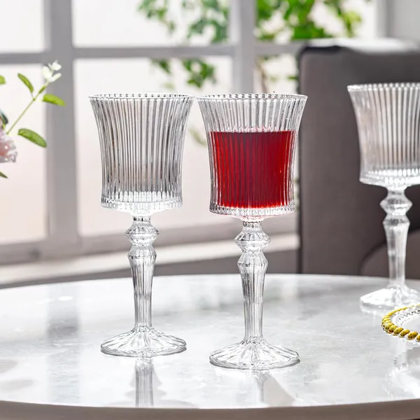 350_ML_Crystal_Wine_Glass_Red_or_White_Cut_Wine,_Transparent_Champagne_Flute_Wine_Glass_-__Pack_of_(6)