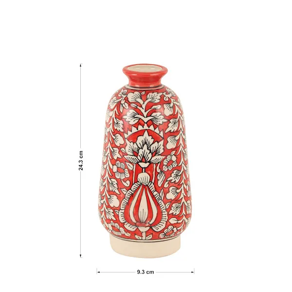 Hand-Painted_Red_and_White_Floral_Ceramic_Vase