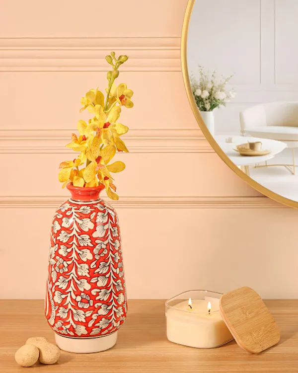 Hand-Painted_Red_and_White_Floral_Ceramic_Vase