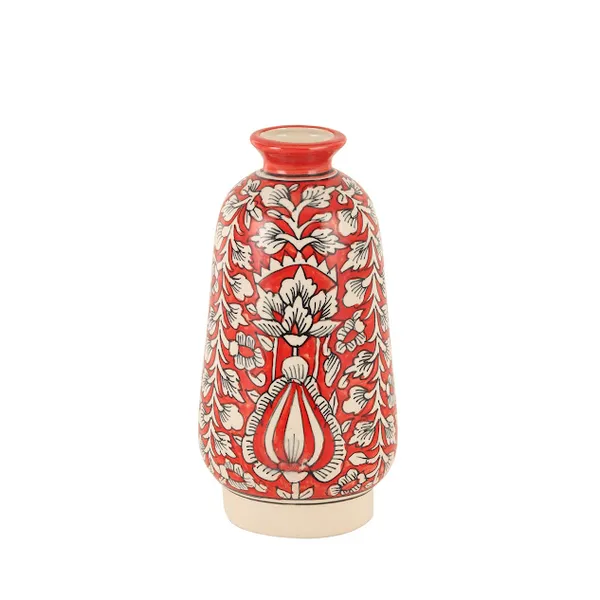 Hand-Painted_Red_and_White_Floral_Ceramic_Vase