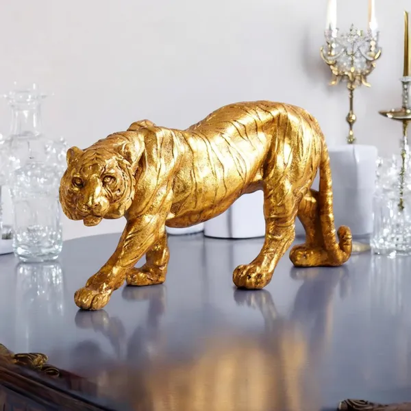 MAXXINN_Antique_Tiger_Sher_with_Gold_Polish_Metal_Statue_Showpiece