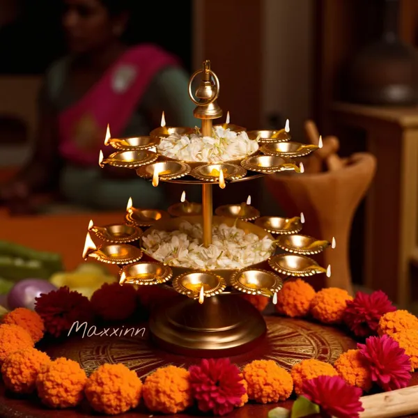 Decorative_Diya_Urli_Shamadan_2_Tier