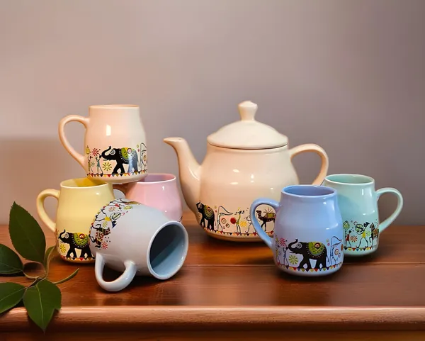 Hand-Painted_Premium_Ceramic_Tea_Morning_Set_-_6_Coffee_Tea_Cups_and_1_Kettle_-_Ideal_Gift_for_Friends,_Anniversaries,_Valentine's_Day,_Birthdays