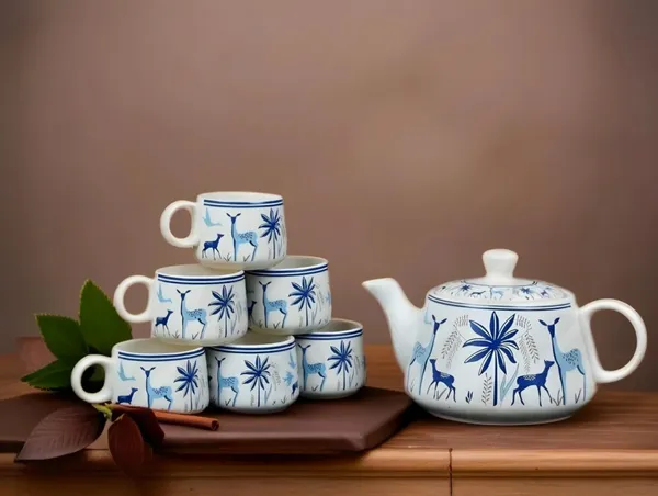 Hand-Painted_Premium_Ceramic_Tea_Morning_Set_-_6_Coffee_Tea_Cups_and_1_Kettle_-_Ideal_Gift_for_Friends,_Anniversaries,_Valentine's_Day,_Birthdays